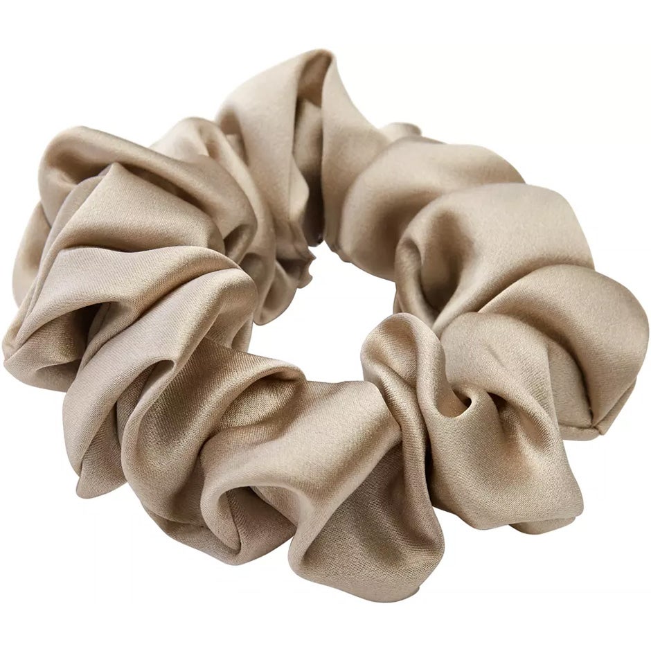 Lenoites Mulberry Silk Scrunchie White 1 pcs håraccessoarer dam – bild 2