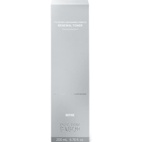 Babor Doctor Babor Renewal Toner 200 ml fornyende ansiktsvann med retinol i sølvfarget ytteremballasje