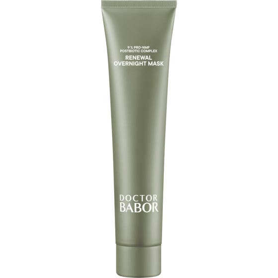 Doctor Babor Cleanformance Renewal Overnight Mask 75 ml plejende ansigtsmaske i grøn tube med hvidt låg