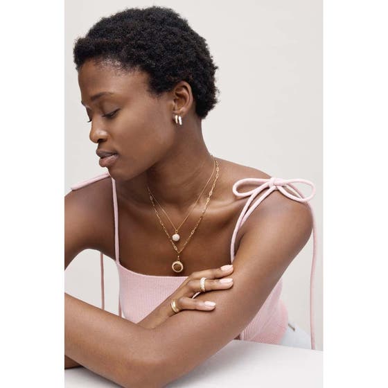 Pearl Encrusted Orb Necklace