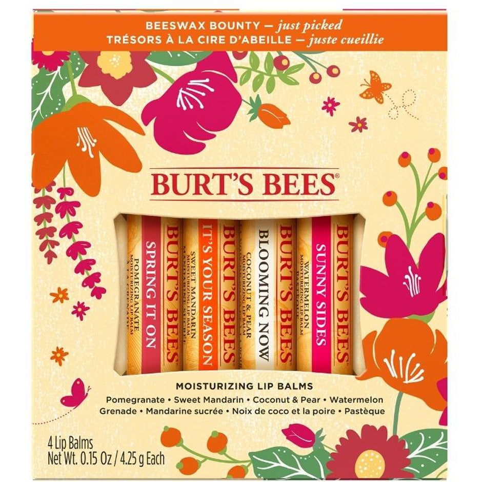 Burt's Bees Lip Balm 4 Pack Just Picked