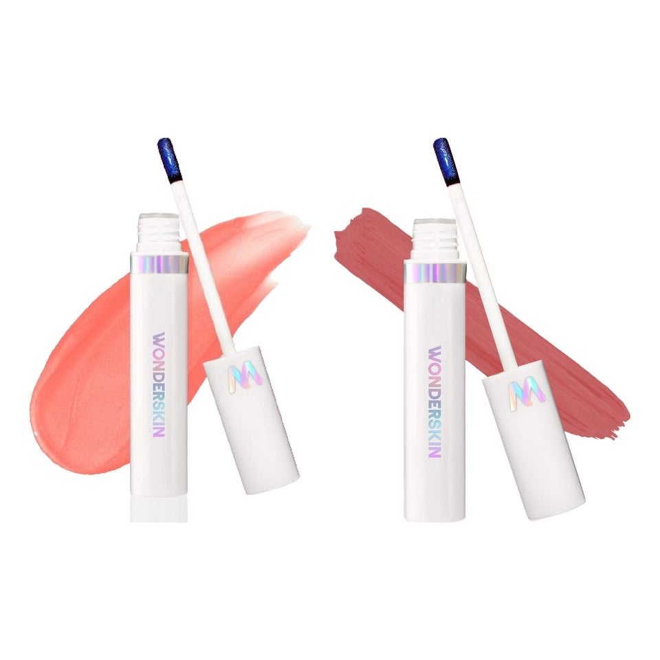 Wonder Blading Lip Stain Masque Coral & Warm Rose Duo