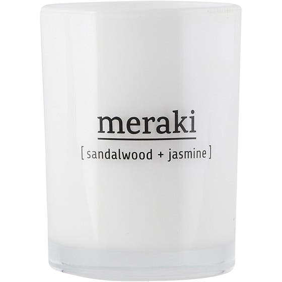 Sandalwood & Jasmine Scented Candle