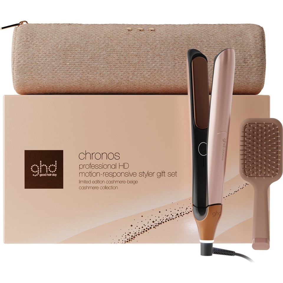Chronos Hair Straightener Festive Gift Set in Cashmere Beige 1 pcs