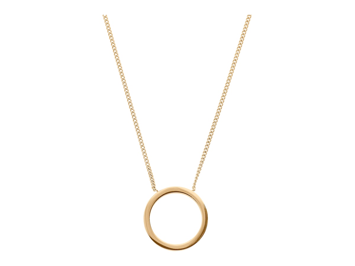 Circle Small Gold Necklace