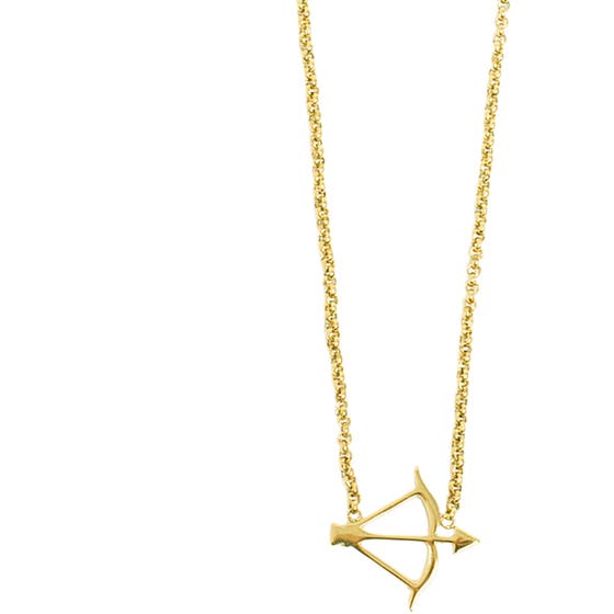 Zodiac Steel Gold Necklace