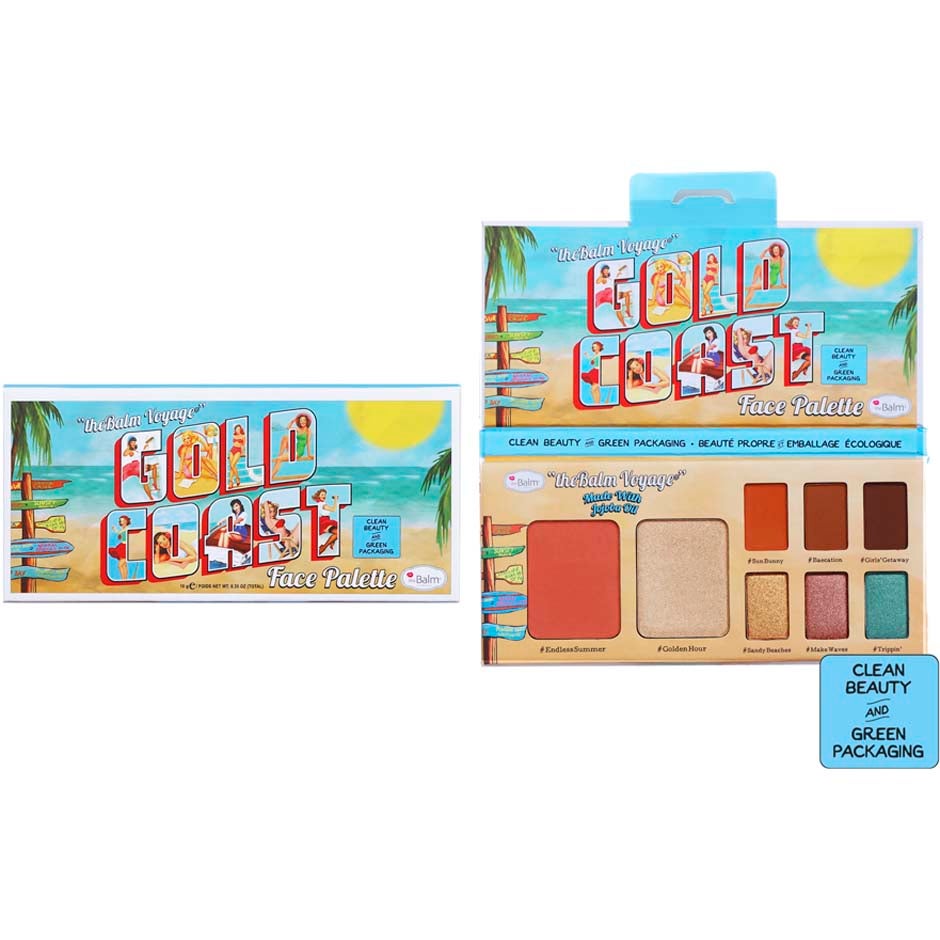 Produktfoto för the Balm Voyage Gold Coast Face Palette