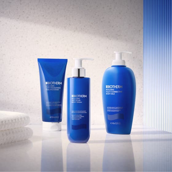 Biotherm Biocorps Multi-Corrective Moisturizing Body Milk 400 ml fuktighetsgivende body lotion med myk hvit tekstur