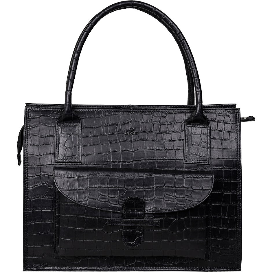 Adax Ragusa Shopper Valentina Black 40x31x13 cm