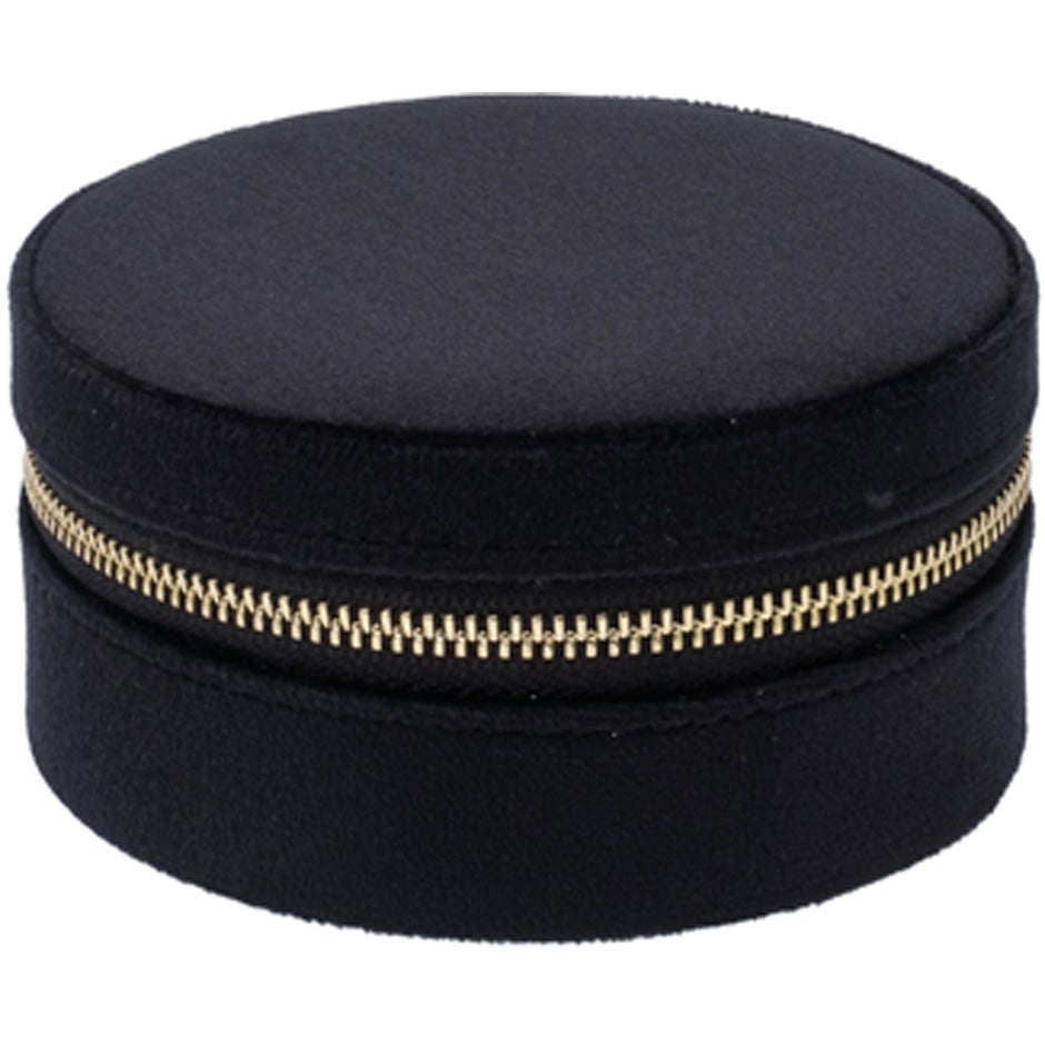 Dark Velvet Jewellery Box Round
