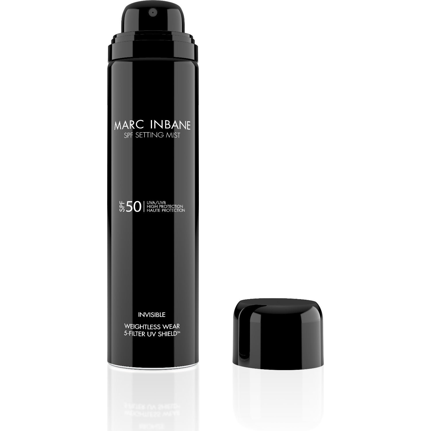 Marc Inbane SPF50 Setting Mist Invisible rengöring & peeling dam