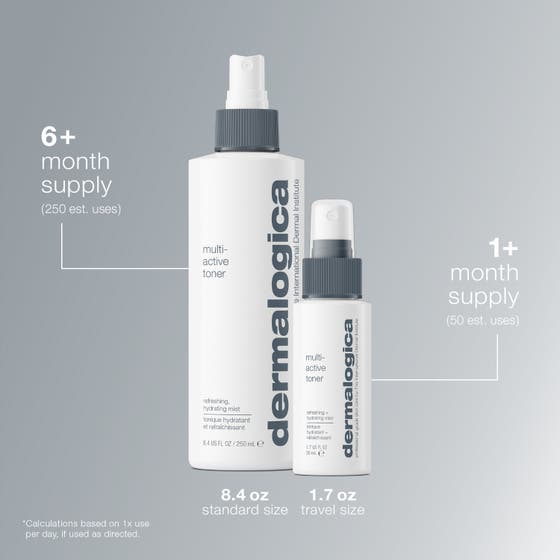 Dermalogica Multi-Active Toner 250 ml fuktighetsgivende ansiktstoner som sprayes som en fin tåke over ansiktet