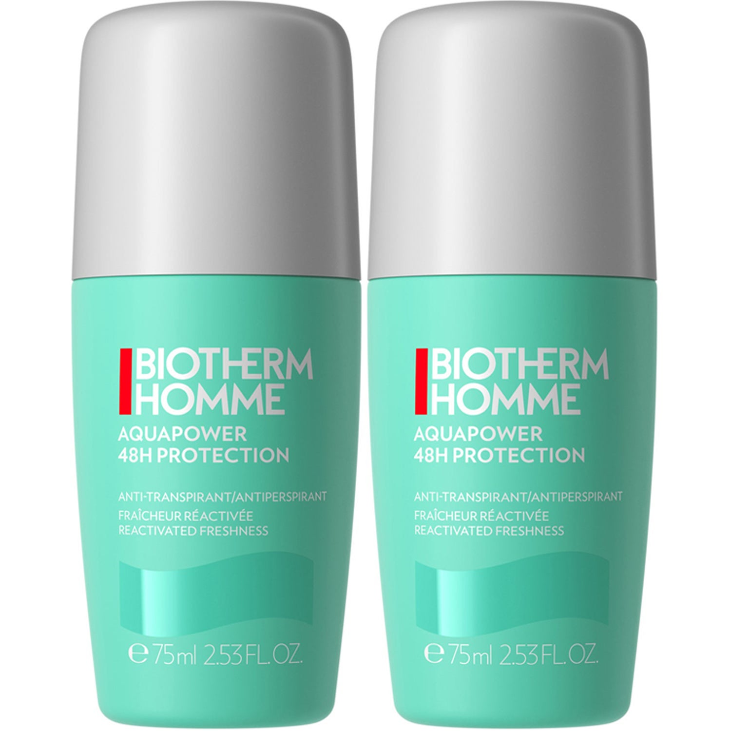 Biotherm Homme Aquapower Duo Roll-On Deodorant