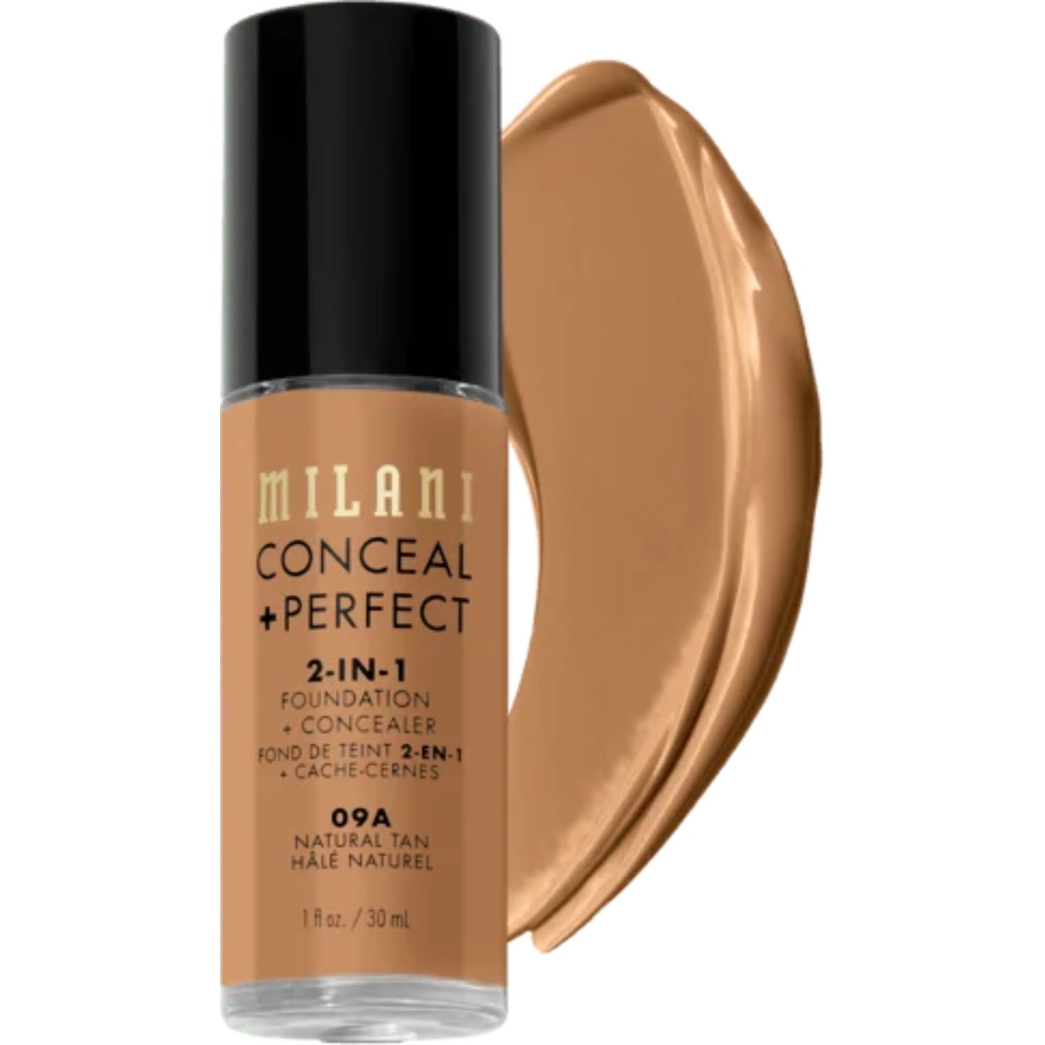 Milani Cosmetics Conceal & Perfect Liquid Foundation MPCF-09A Natural Tan