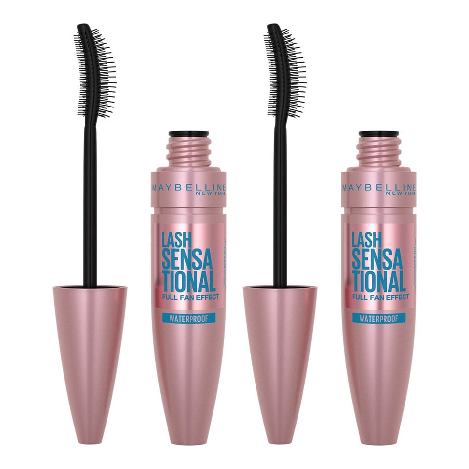 Lash Sensational Waterproof Mascara 2-pk Duo Black