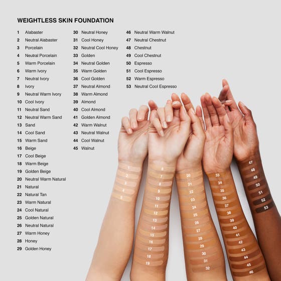 Weightless Skin Foundation SPF15