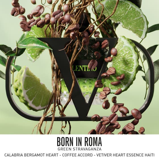 Valentino Born In Roma Uomo Green Stravaganza Eau de Toilette 50 ml herreparfyme med bergamott og kaffebønner