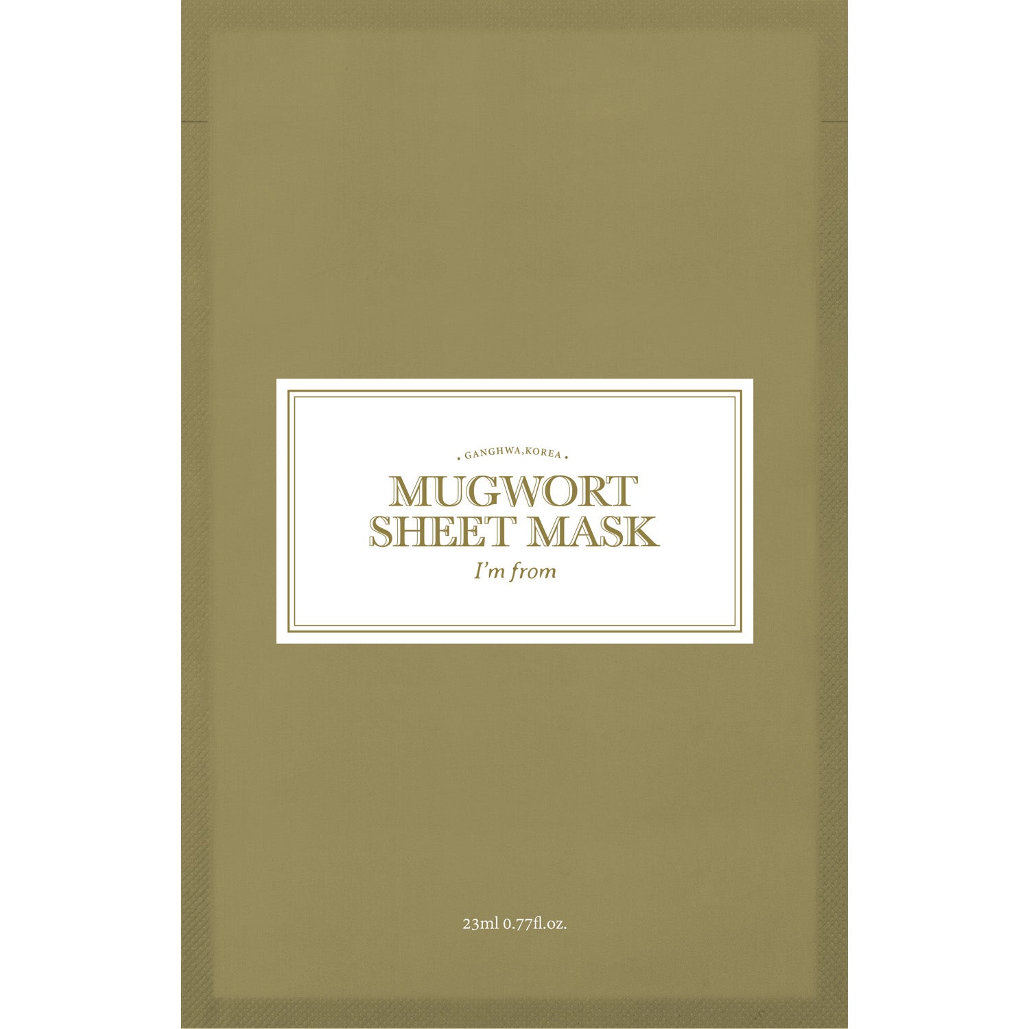I'm from Mugwort Sheet Mask 1 pcs billede