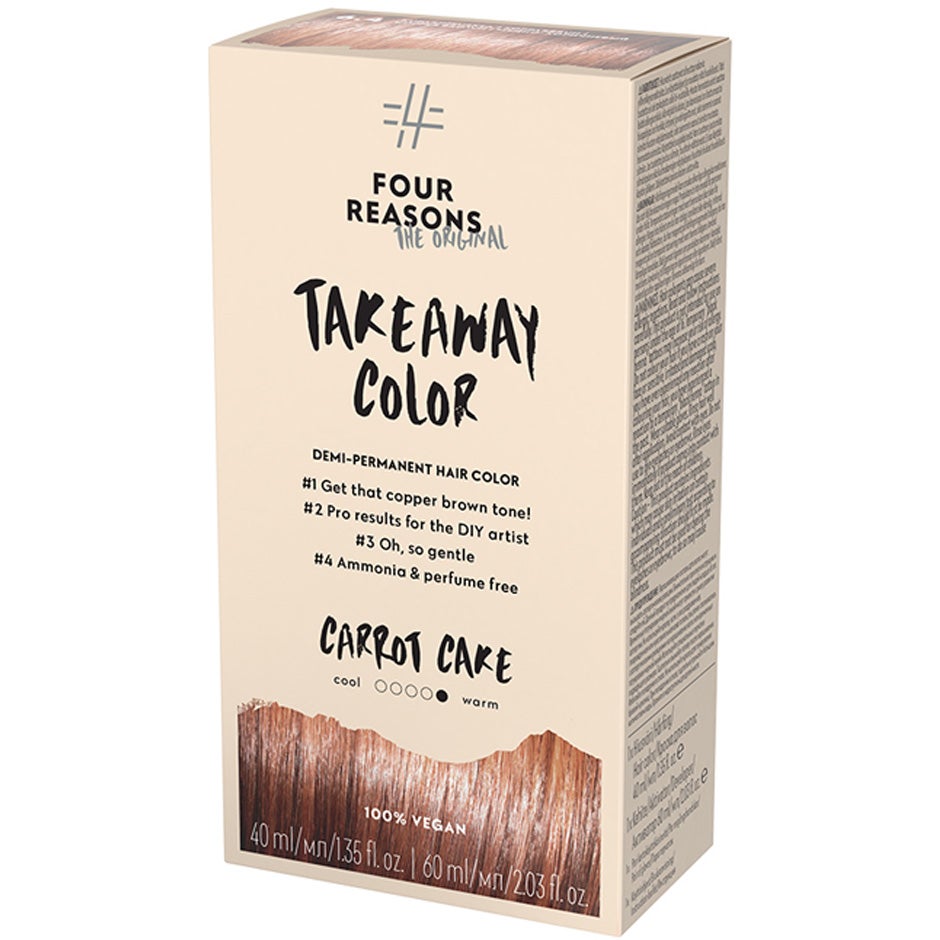 Four Reasons Take Away Color 6.4 Carrot Cake 1 pcs