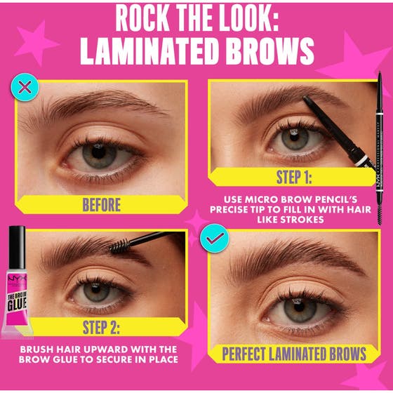 Brow Pencil + Glue Stick