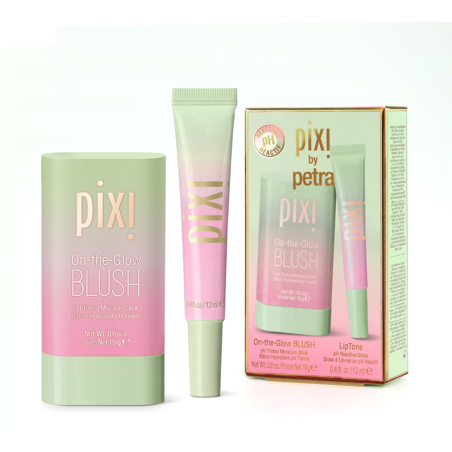 Produktfoto för Pixi pH Kit CheekTone & LipTone Duo 19 g & 12 ml