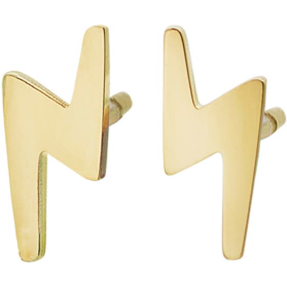 Lightning Studs Gold