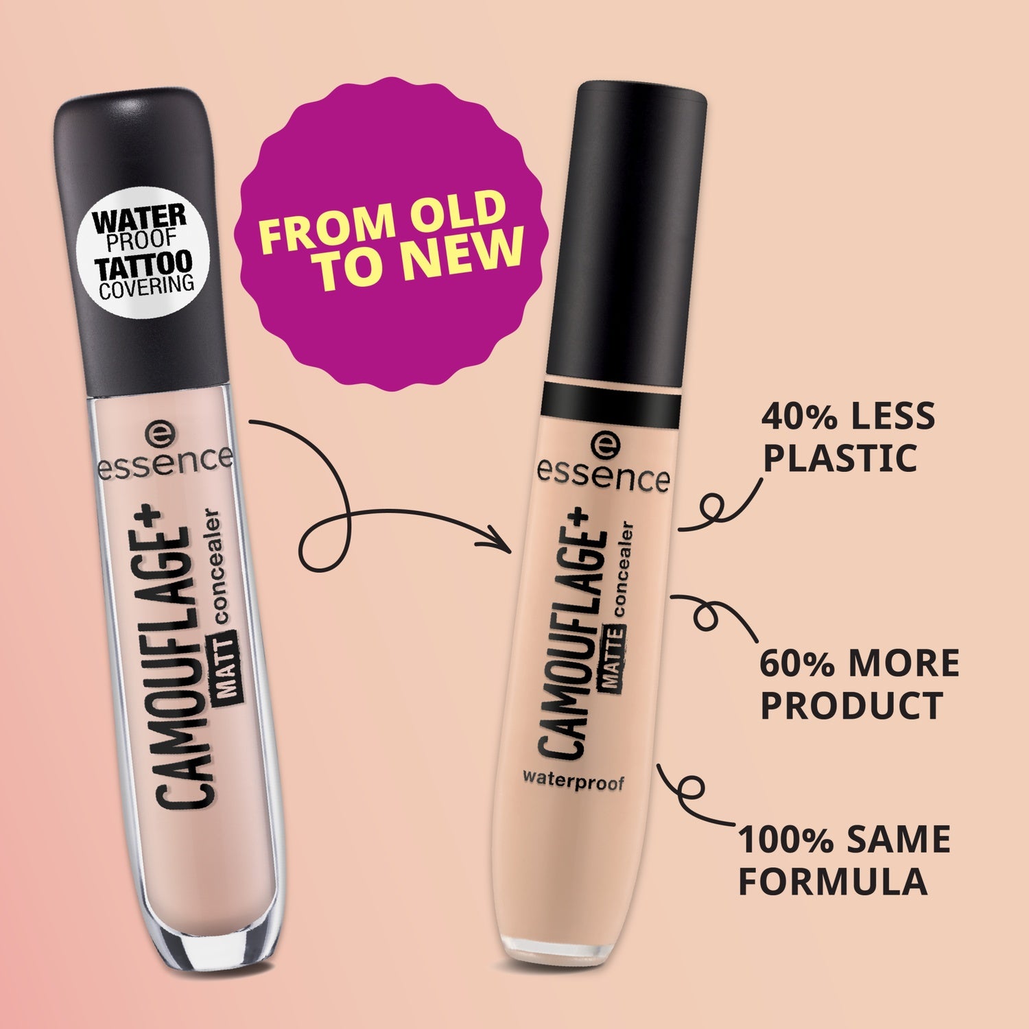 essence Camouflage + Matte Concealer 170 - 8 ml billede