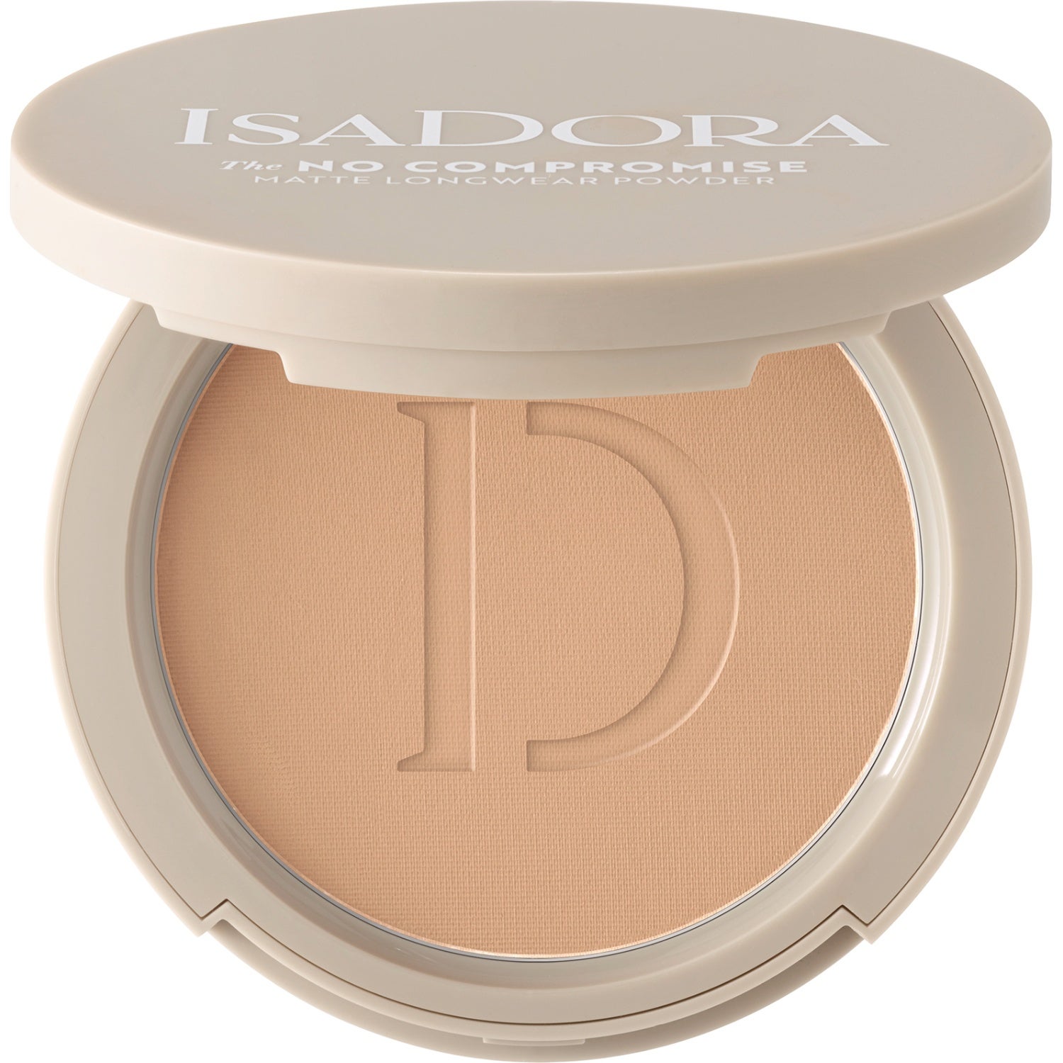 IsaDora The No Compromise Matte Longwear Powder 67 Warm Tan puder, rouge & highlighter dam – bild 7
