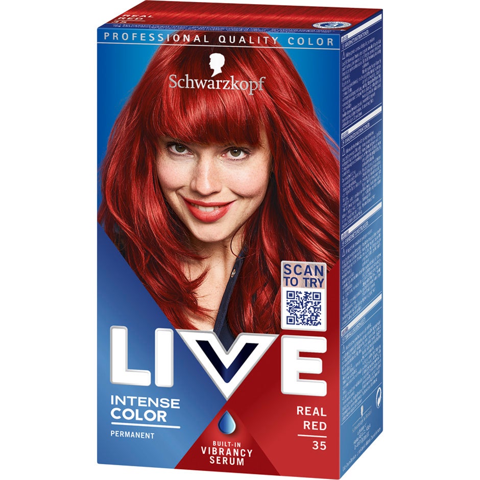 Schwarzkopf Live Intense Color 35 Real Red - 1 pcs billede