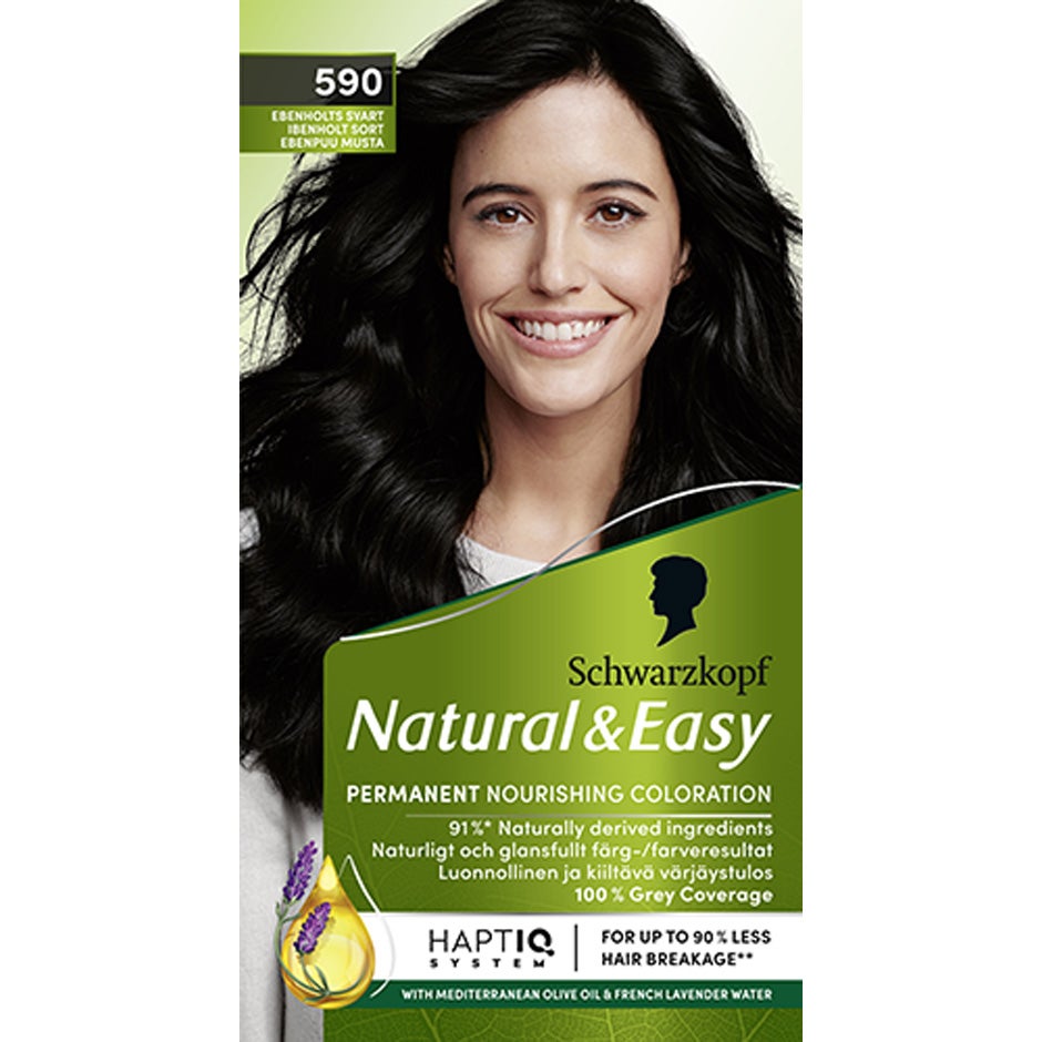 Schwarzkopf Natural & Easy 590 Svart - 1 pcs billede
