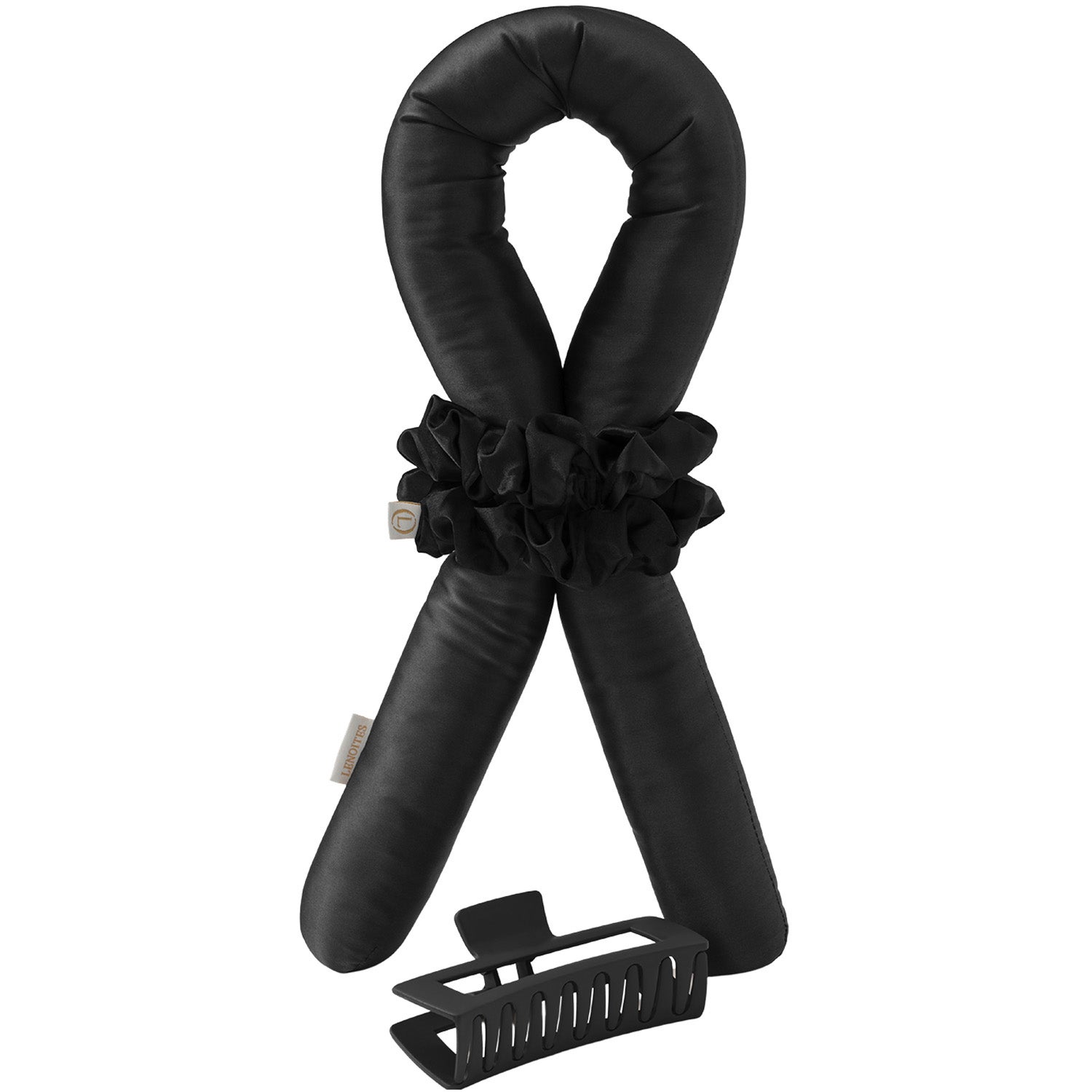 Lenoites Heatless Curls in Mulberry Silk Large Black - 1 pcs