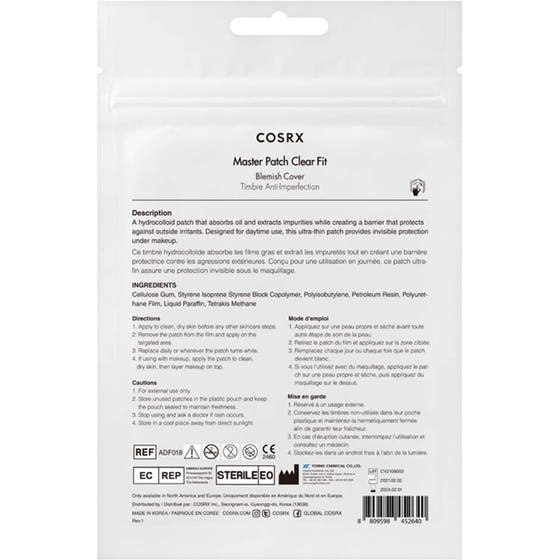 Master Patch Original Fit & Clear Fit