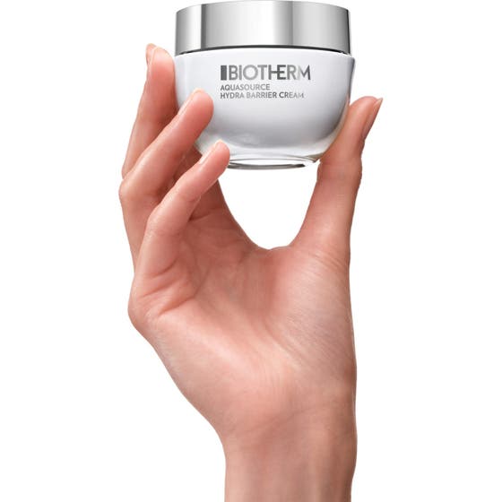 Biotherm Aquasource Hydra Barrier 50 ml fuktighetskrem med blå mikrobobler som gir dyp hydrering