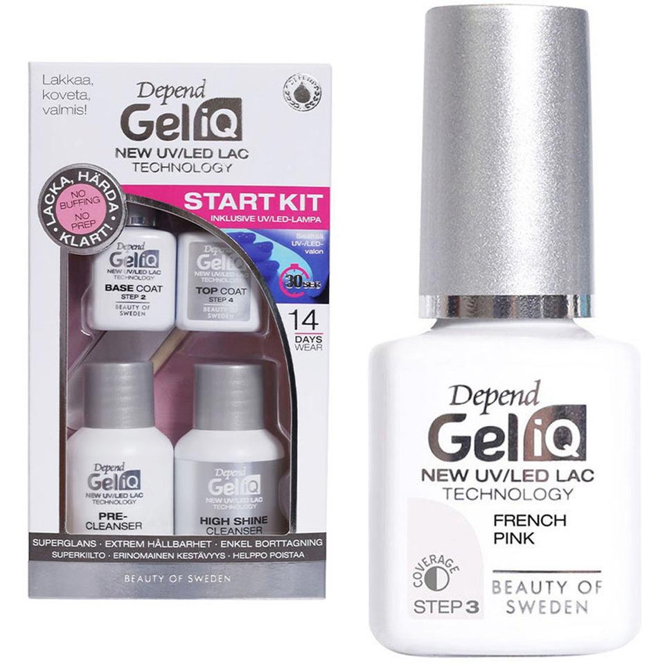 Gel iQ Kit Start Kit + French Pink