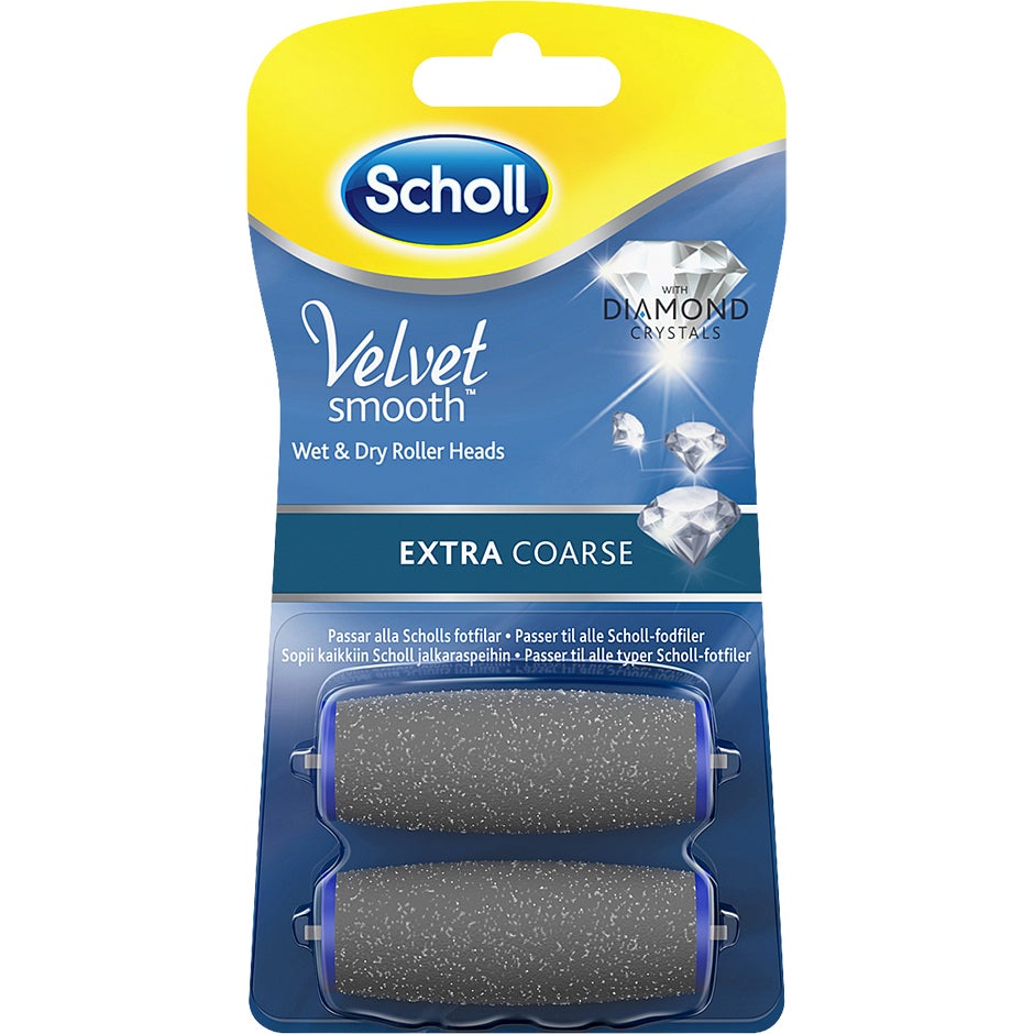 Velvet Smooth Refill Diamond, Extra Coarse 2Pcs Scholl Fotvård