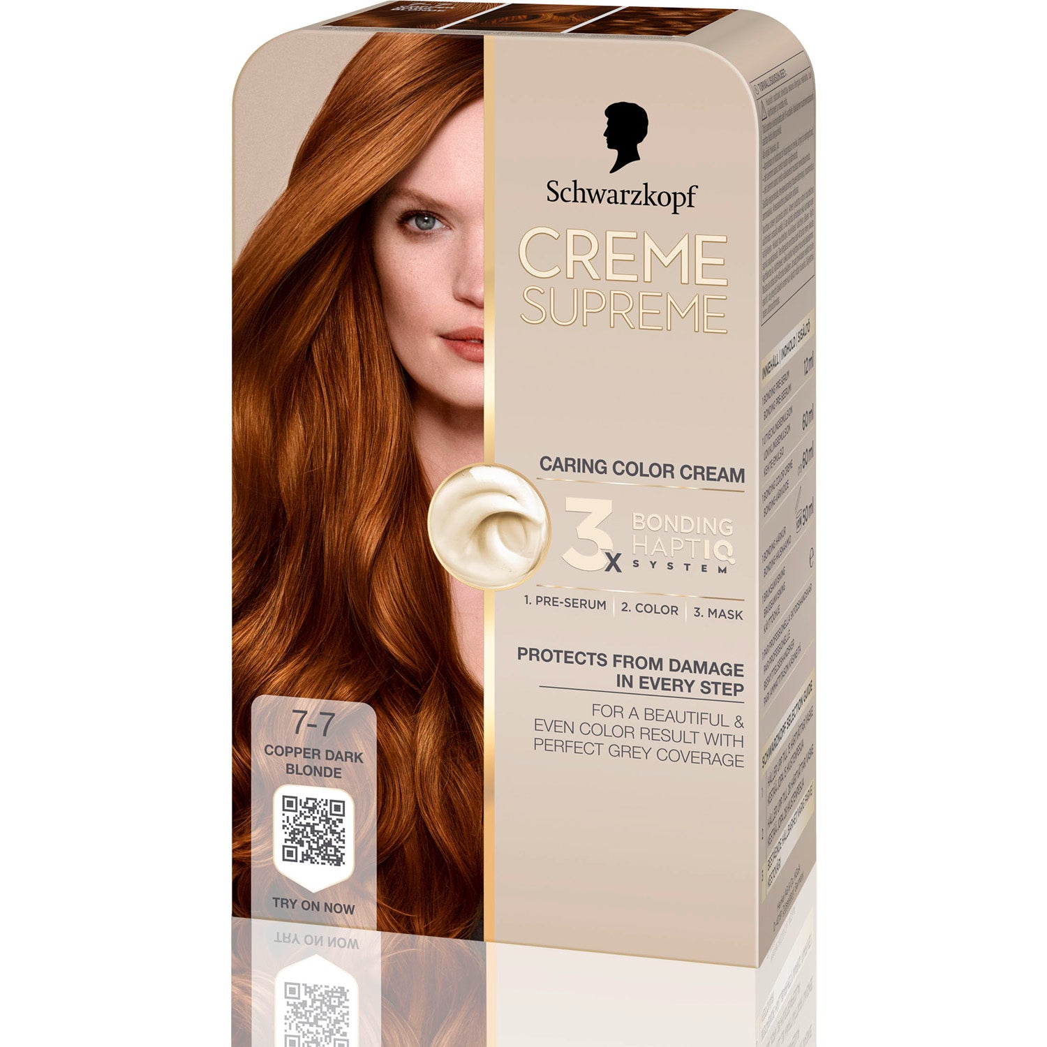Schwarzkopf Creme Supreme 7-7 Copper Dark Blonde - 1 pcs billede