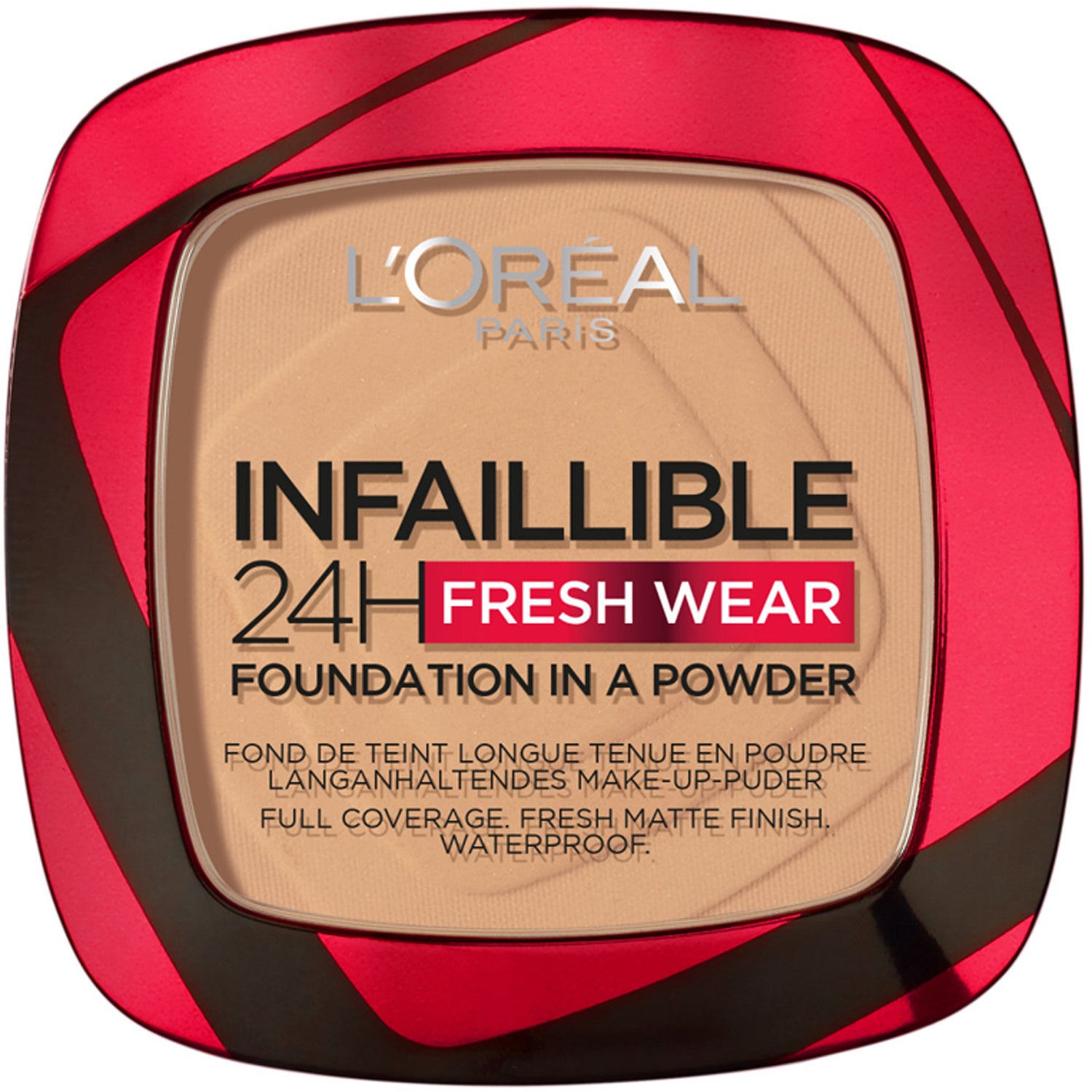 L'Oréal Paris Infaillible 24H Fresh Wear Foundation in a Powder 250 Radiant Sand 9 g