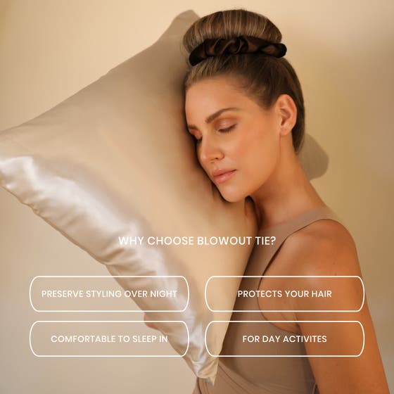 Blowout Tie in Mulberry Silk Small Large