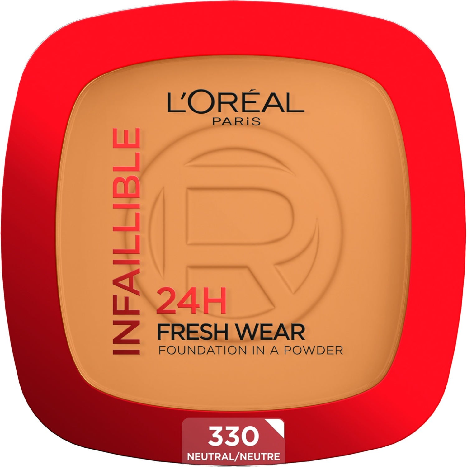 L'Oréal Paris Infaillible 24H Fresh Wear Foundation in a Powder 330 Warm Undertone - 9 g billede