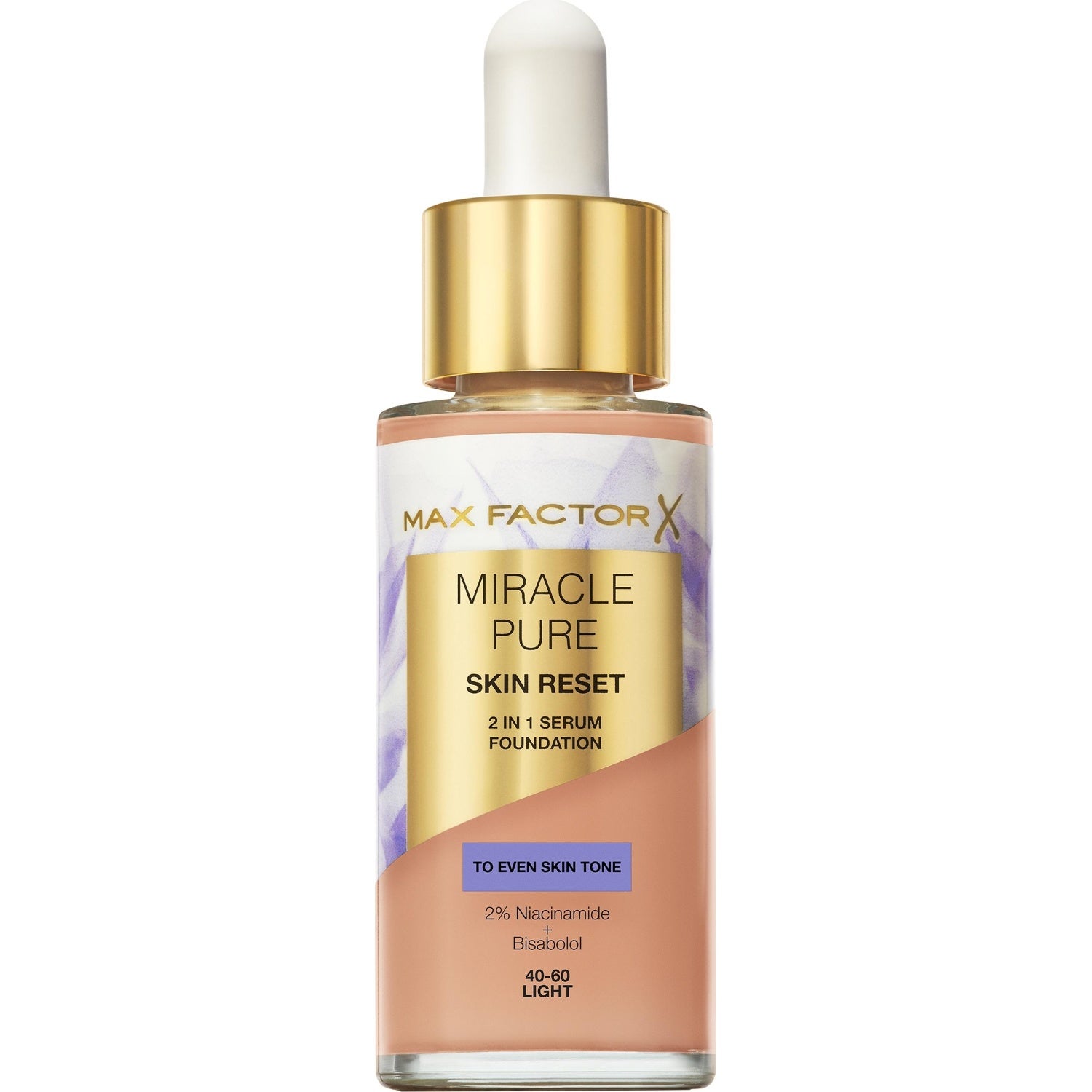 Max Factor Miracle Pure 2In1 Skin Reset Serum Foundation 03 Light - 30 ml