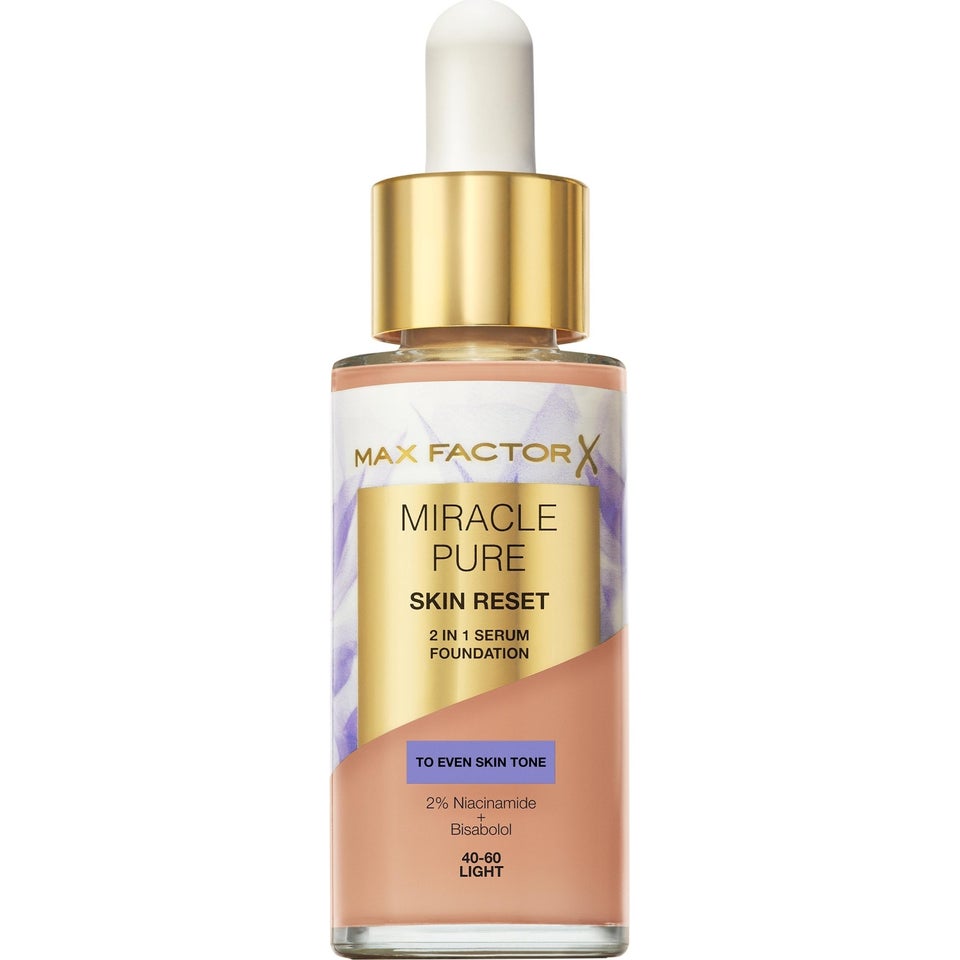 Miracle Pure 2In1 Skin Reset Serum Foundation 04 Light to medium