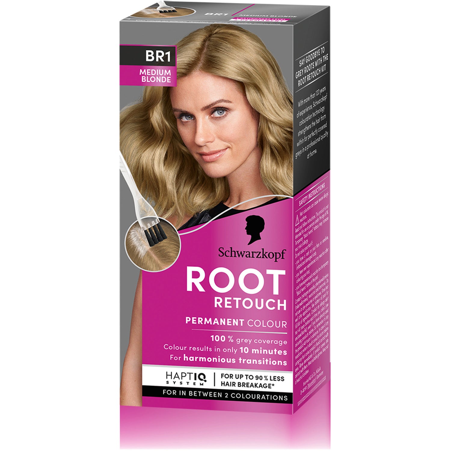 Schwarzkopf Root Retouch Permanent Color BR1 Medium Blonde 1 pcs hårfärg dam
