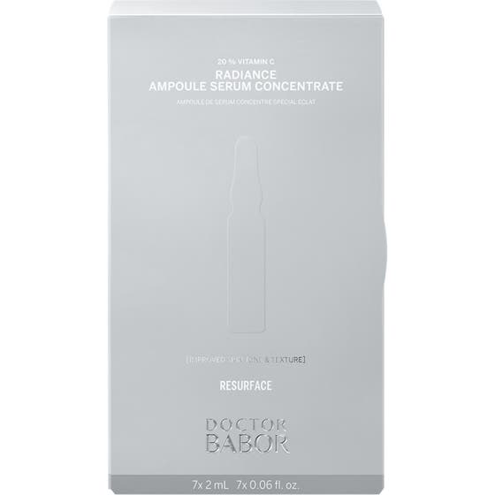 Babor DOC Radiance Ampoule 14 ml glødgivende serum i glassampulle med oransje vitamin C innhold