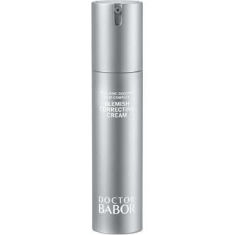 Doctor Babor Blemish Correcting Cream epäpuhtauksia hoitava kasvovoide hopeanhohtoisessa pumppupullossa