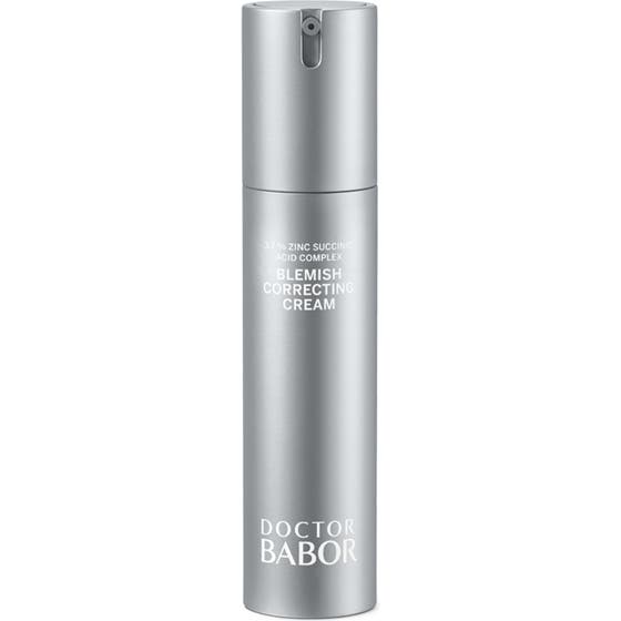 Doctor Babor Blemish Correcting Cream ansiktskrem med sink som motvirker kviser i en matt sølvfarget pumpeflaske