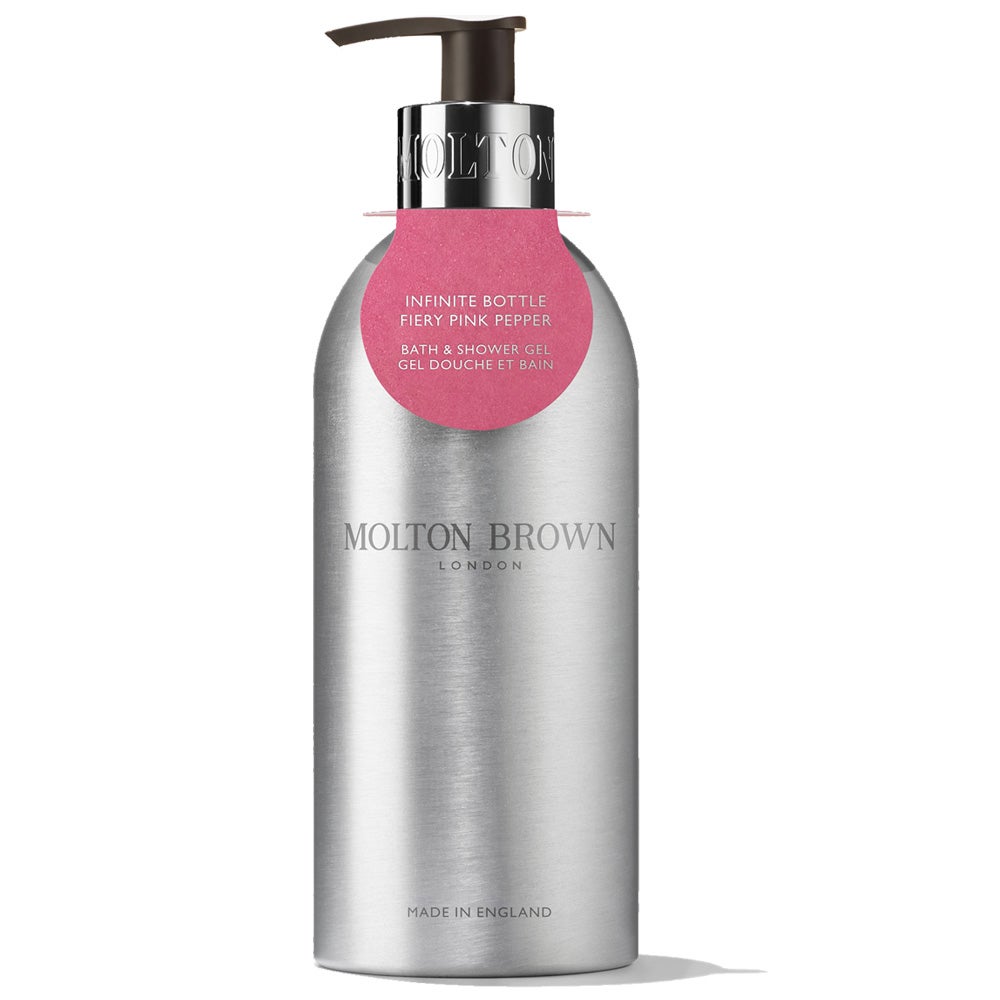 Molton Brown Infinite Bottle Fiery Pink Pepper Bath & Shower Gel 400 ml billede