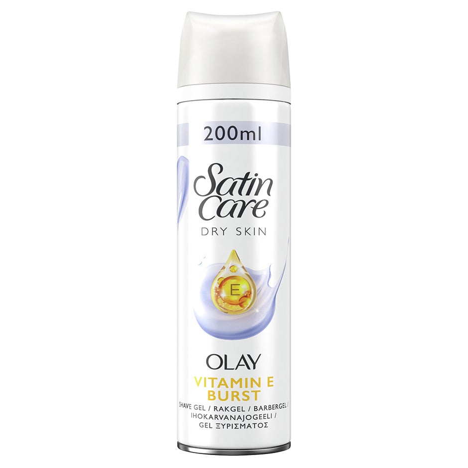 Gilette Venus Satin Care Violet Swirl Shave Gel, 200ml Gillette Rakhyvel & Rakblad