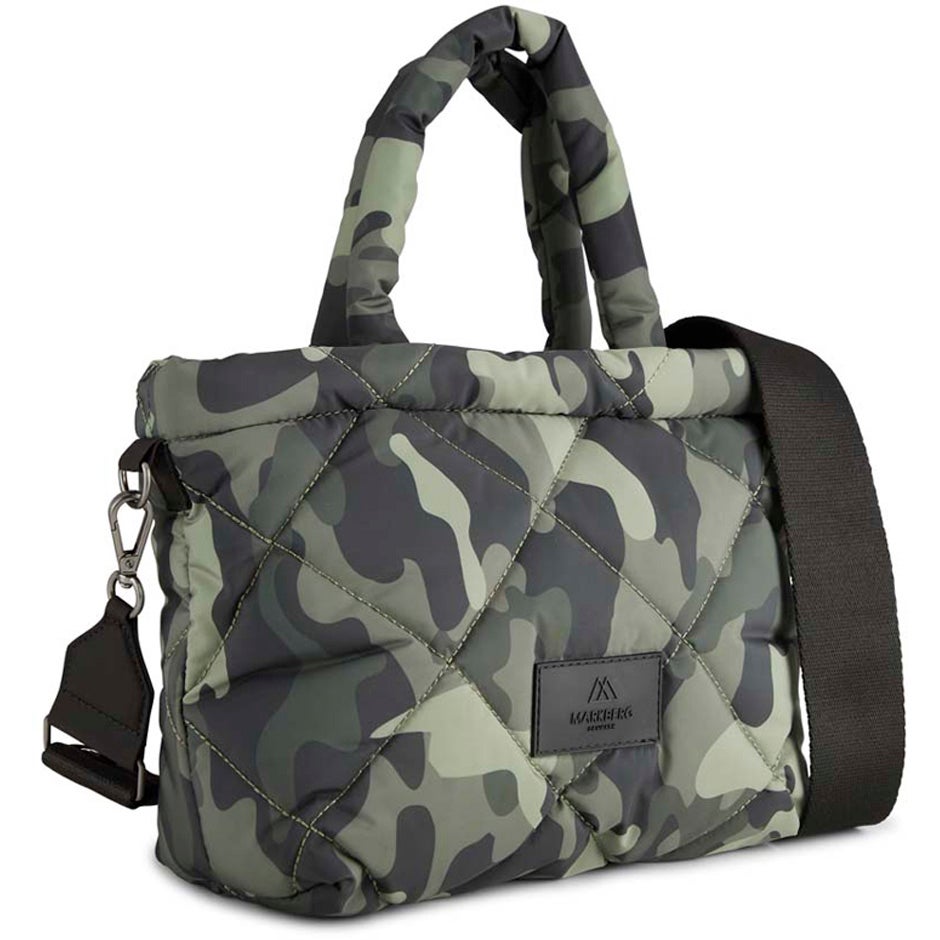Markberg Nala MBG Crossb., Recycl, Square Camo Olive w/Black 20x32x13 cm handväskor & axelremsväskor dam