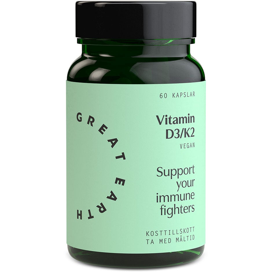 Great Earth Vitamin D3/K2 60 pcs