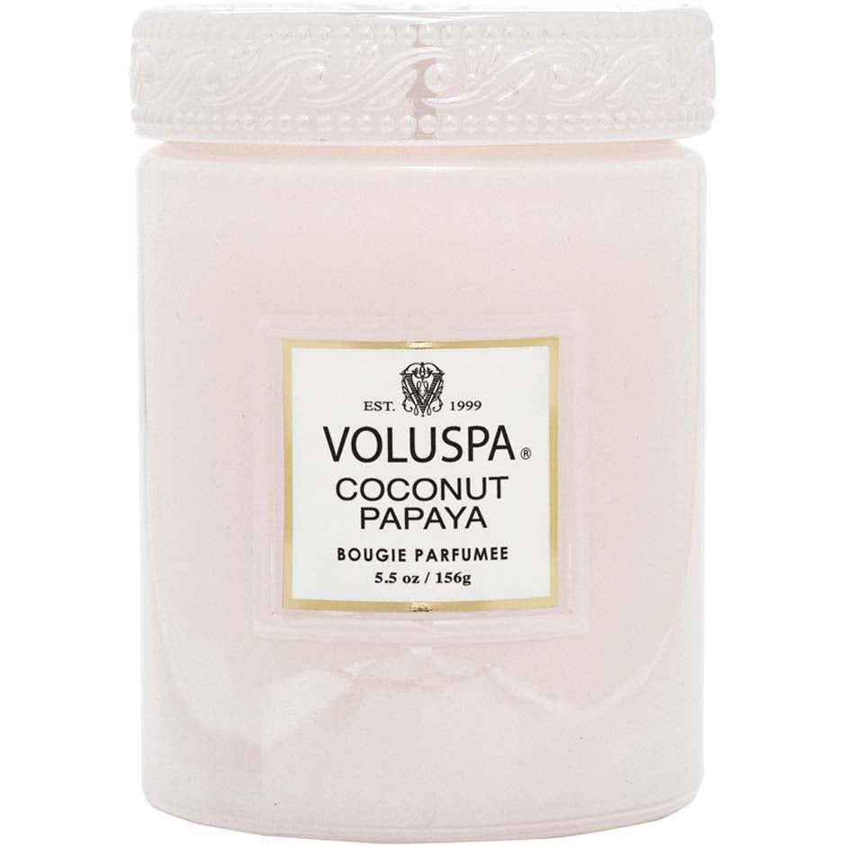 Voluspa Mini Large Glass Jar Coconut Papaya 156g